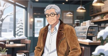 「強さ」より「優しさ」。孫にも褒められるキャメル色のダンディなスエードジャケット術